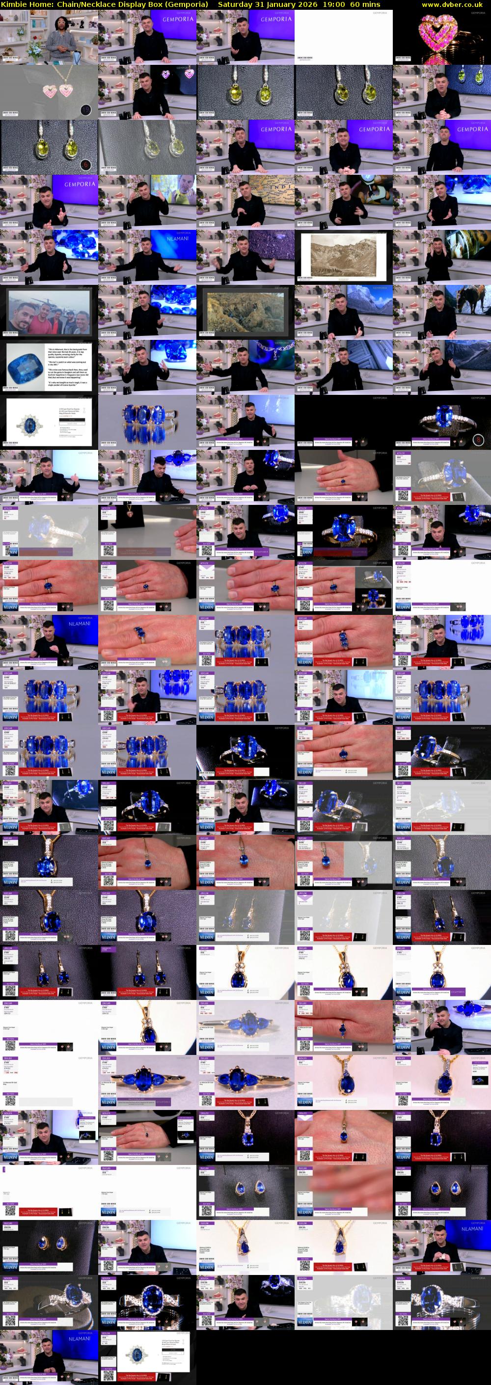 Kimbie Home: Chain/Necklace Display Box (Gemporia) Saturday 31 January 2026 19:00 - 20:00