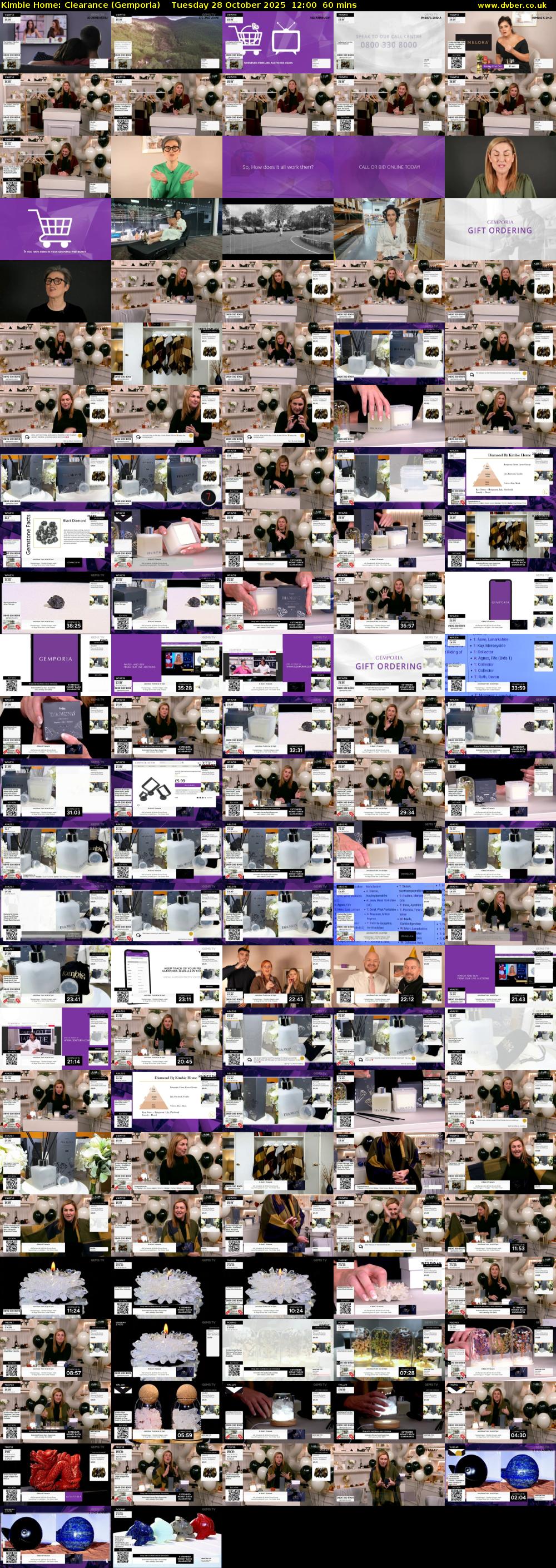 Kimbie Home: Clearance (Gemporia) Tuesday 28 October 2025 12:00 - 13:00