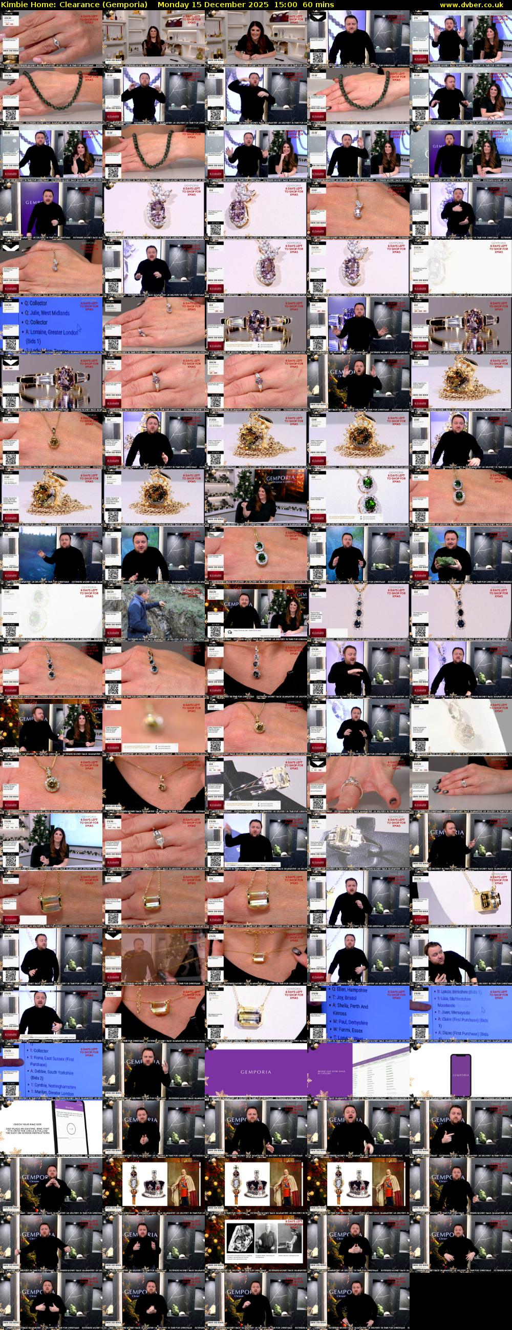 Kimbie Home: Clearance (Gemporia) Monday 15 December 2025 15:00 - 16:00