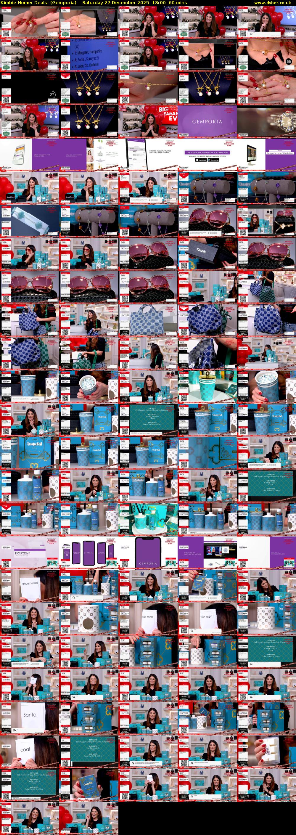 Kimbie Home: Deals! (Gemporia) Saturday 27 December 2025 18:00 - 19:00