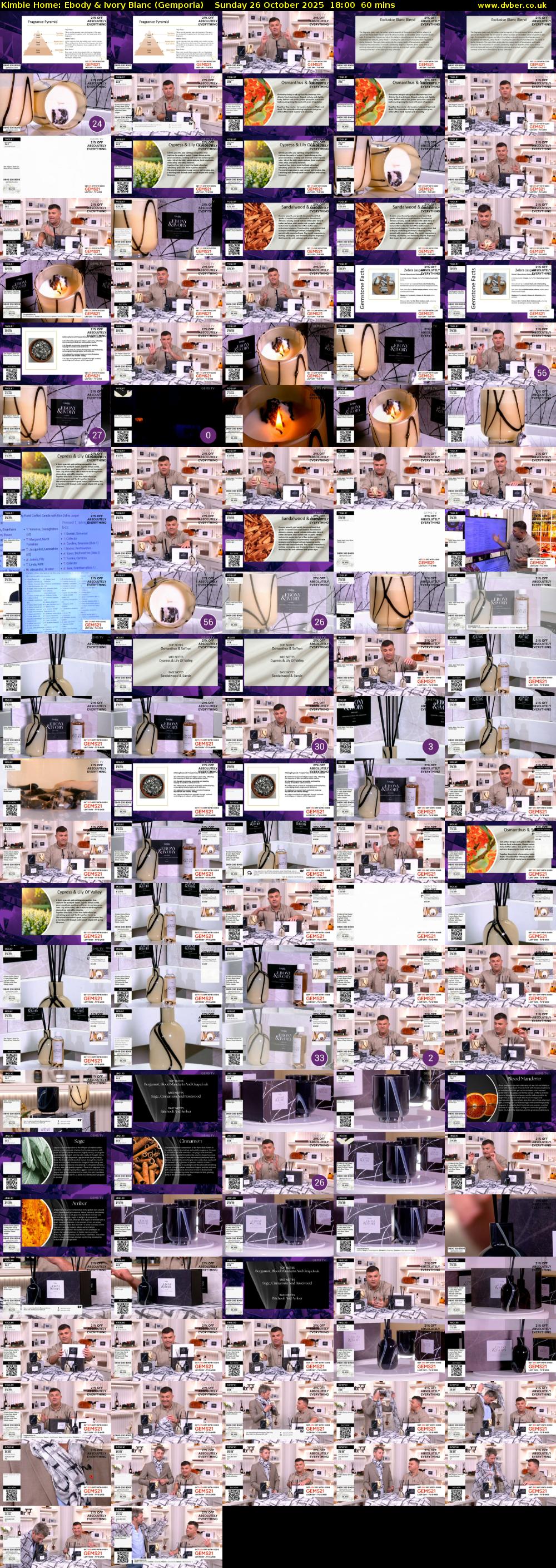 Kimbie Home: Ebody & Ivory Blanc (Gemporia) Sunday 26 October 2025 18:00 - 19:00