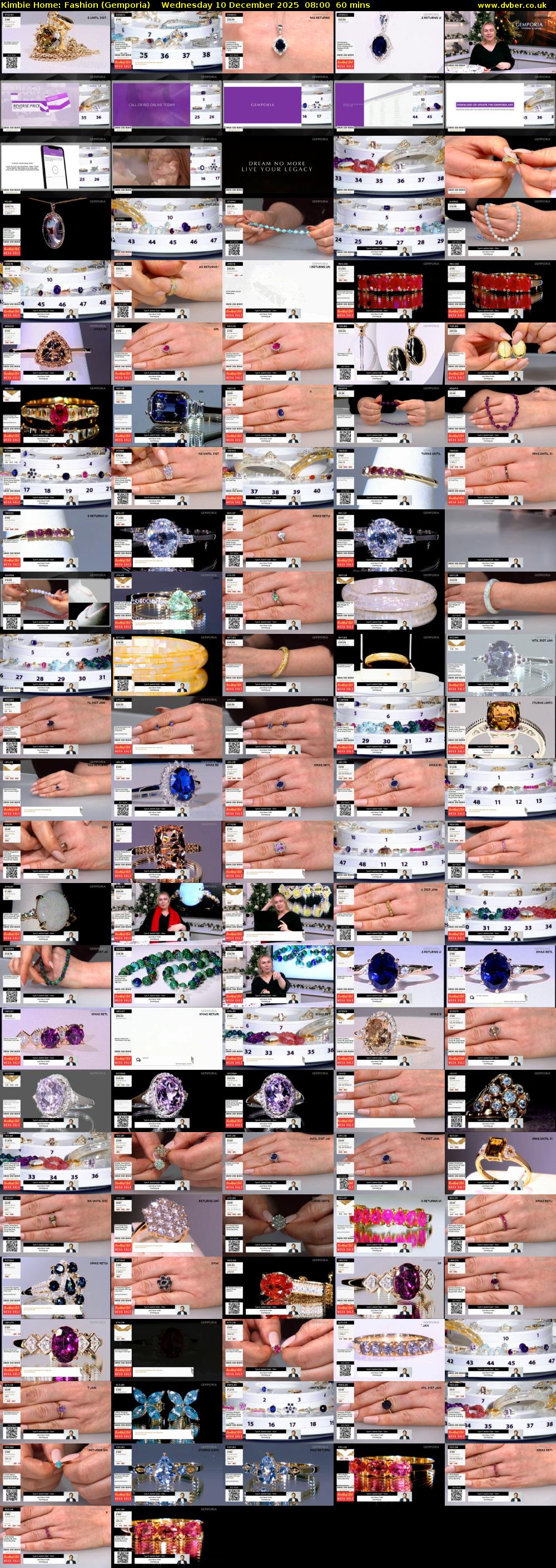 Kimbie Home: Fashion (Gemporia) Wednesday 10 December 2025 08:00 - 09:00