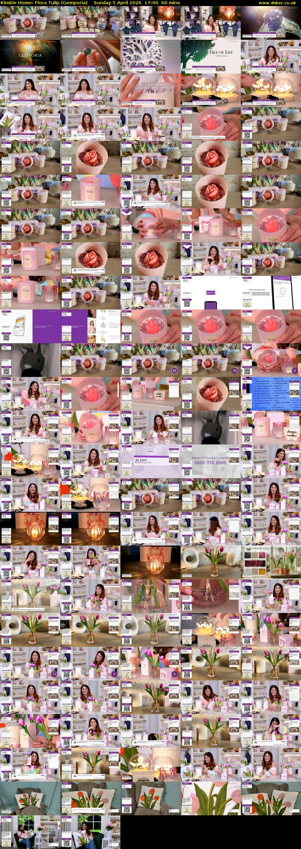 Kimbie Home: Flora Tulip (Gemporia) Sunday 5 April 2026 17:00 - 18:00