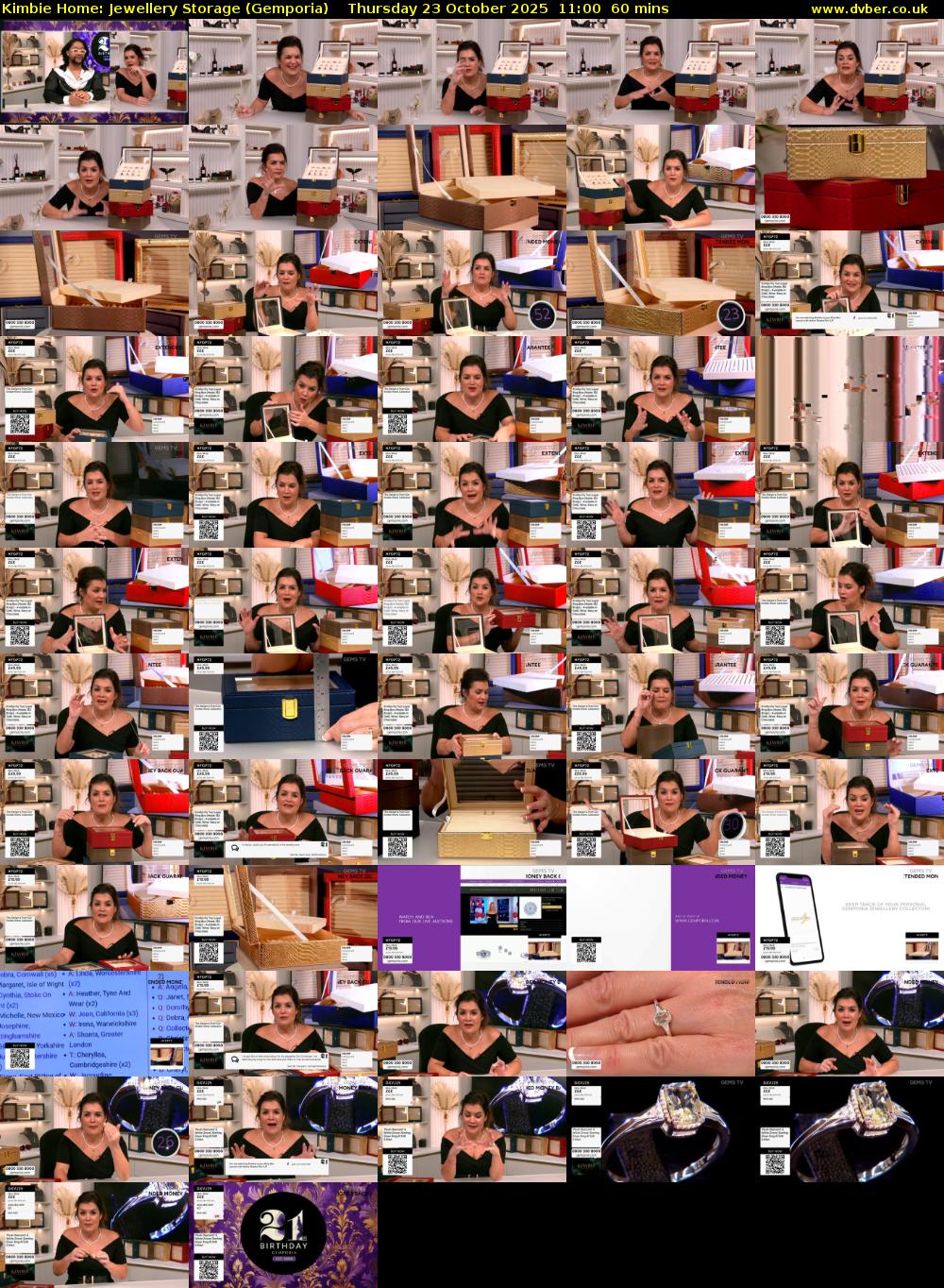 Kimbie Home: Jewellery Storage (Gemporia) Thursday 23 October 2025 11:00 - 12:00