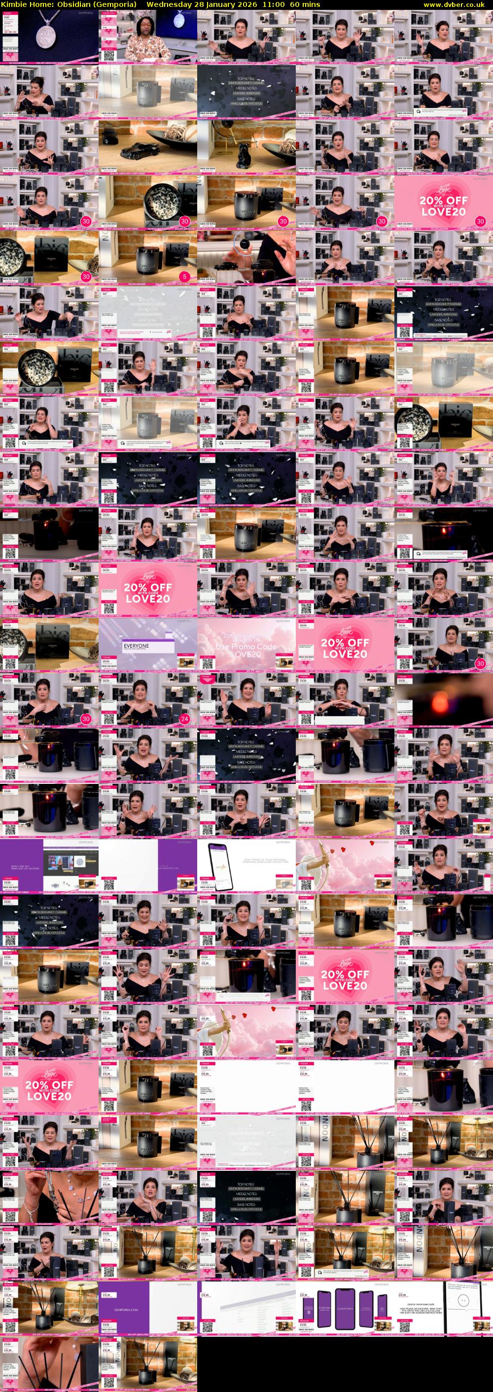 Kimbie Home: Obsidian (Gemporia) Wednesday 28 January 2026 11:00 - 12:00