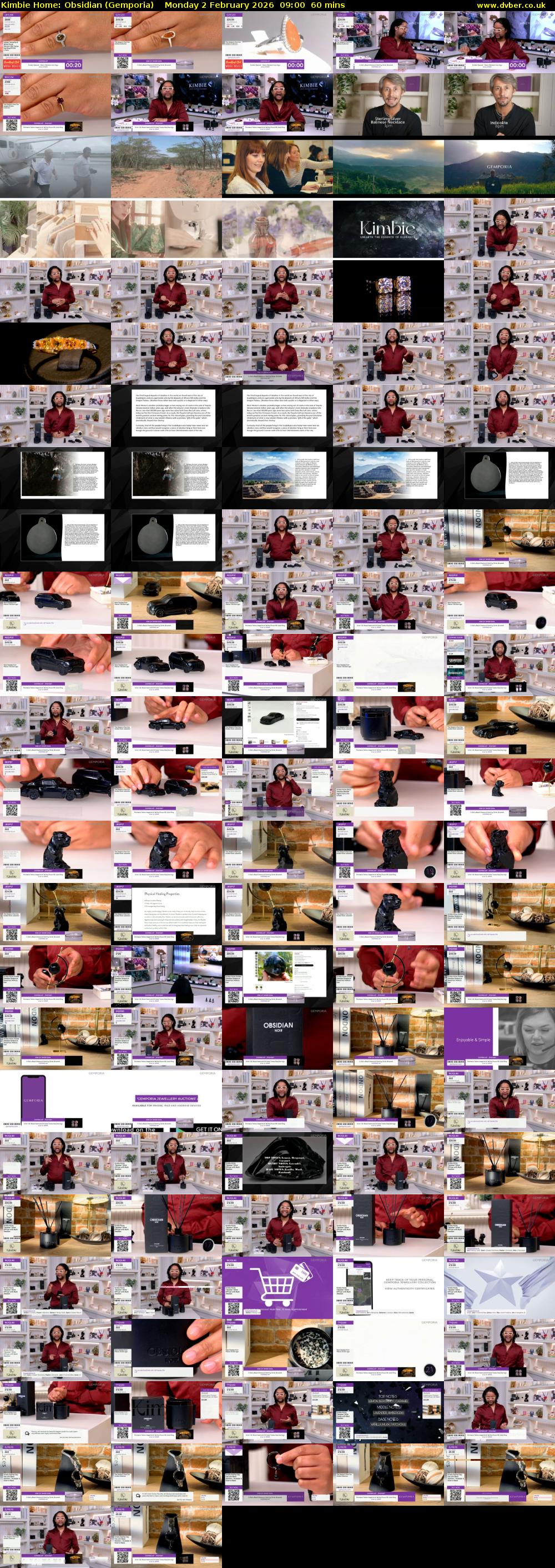 Kimbie Home: Obsidian (Gemporia) Monday 2 February 2026 09:00 - 10:00