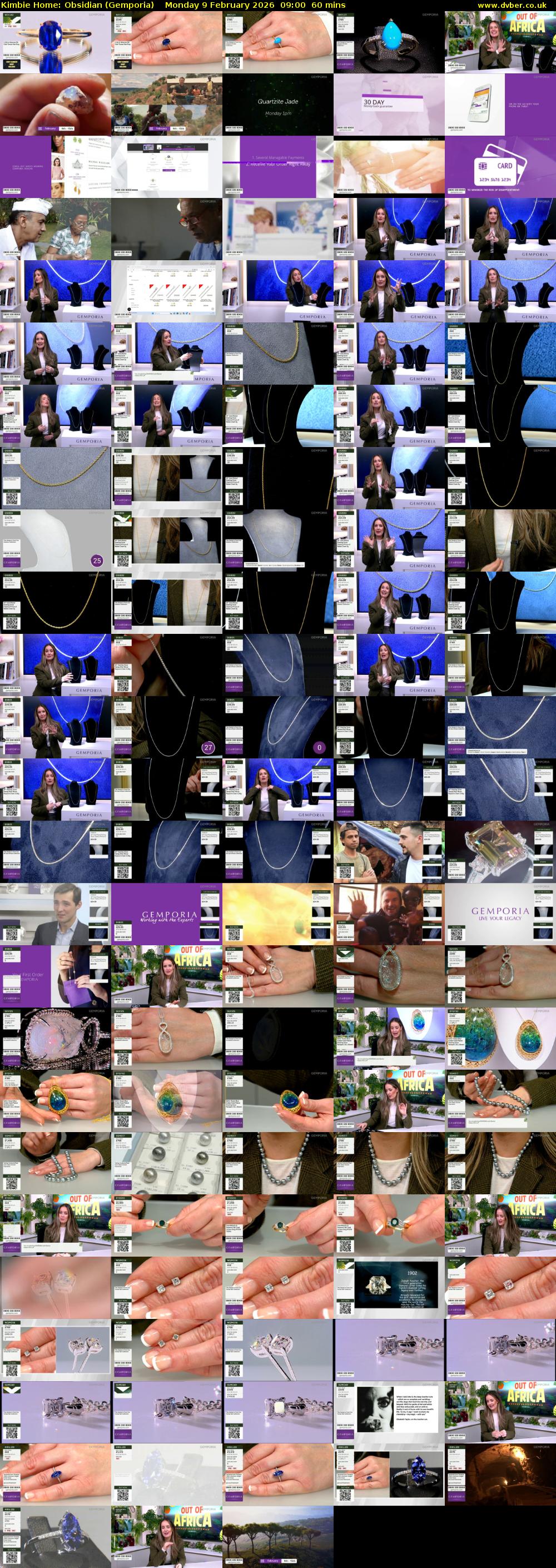 Kimbie Home: Obsidian (Gemporia) Monday 9 February 2026 09:00 - 10:00