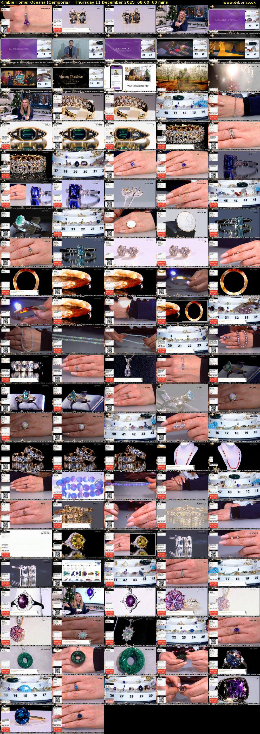 Kimbie Home: Oceana (Gemporia) Thursday 11 December 2025 08:00 - 09:00