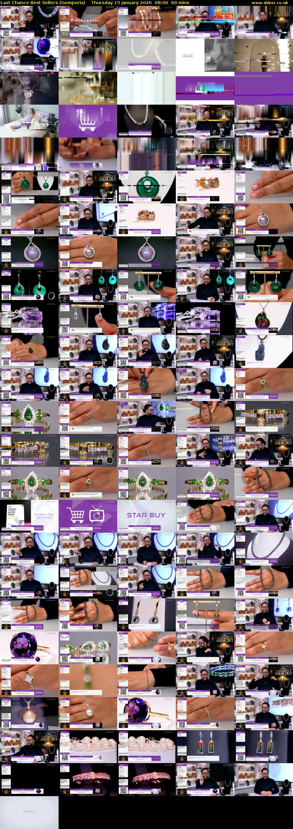 Last Chance Best Sellers (Gemporia) Thursday 15 January 2026 08:00 - 09:00