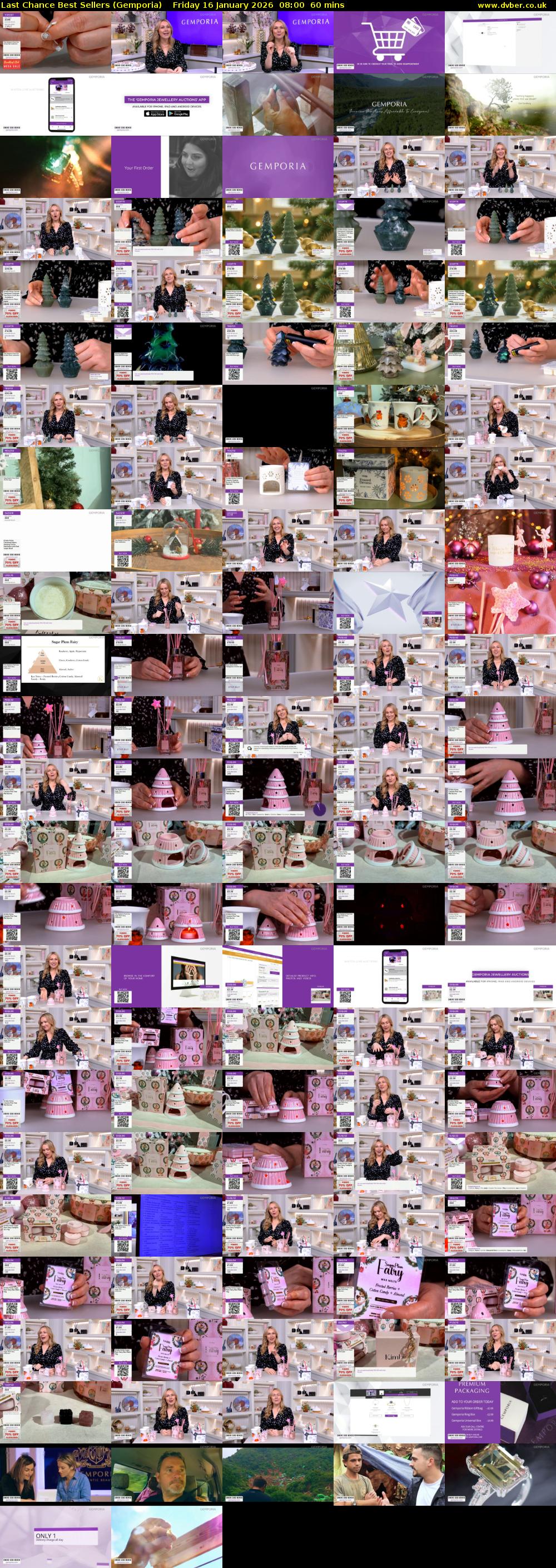 Last Chance Best Sellers (Gemporia) Friday 16 January 2026 08:00 - 09:00