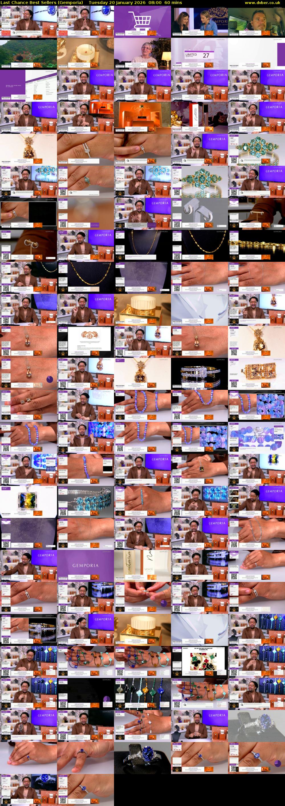 Last Chance Best Sellers (Gemporia) Tuesday 20 January 2026 08:00 - 09:00