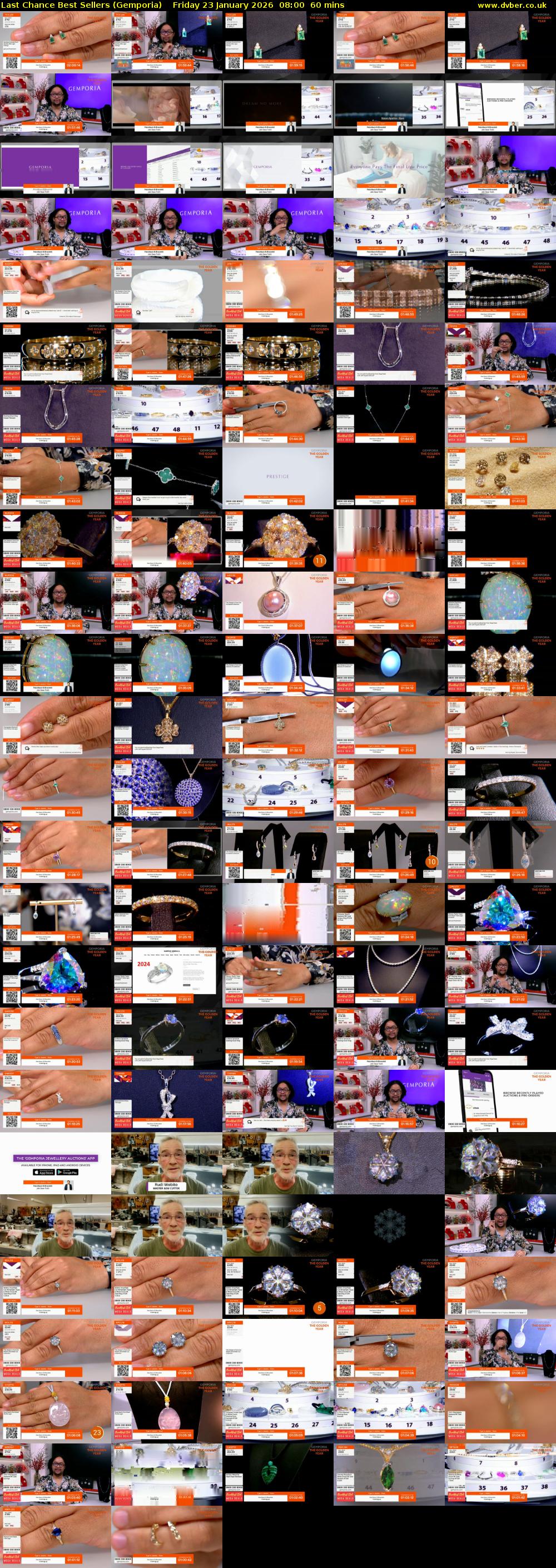 Last Chance Best Sellers (Gemporia) Friday 23 January 2026 08:00 - 09:00