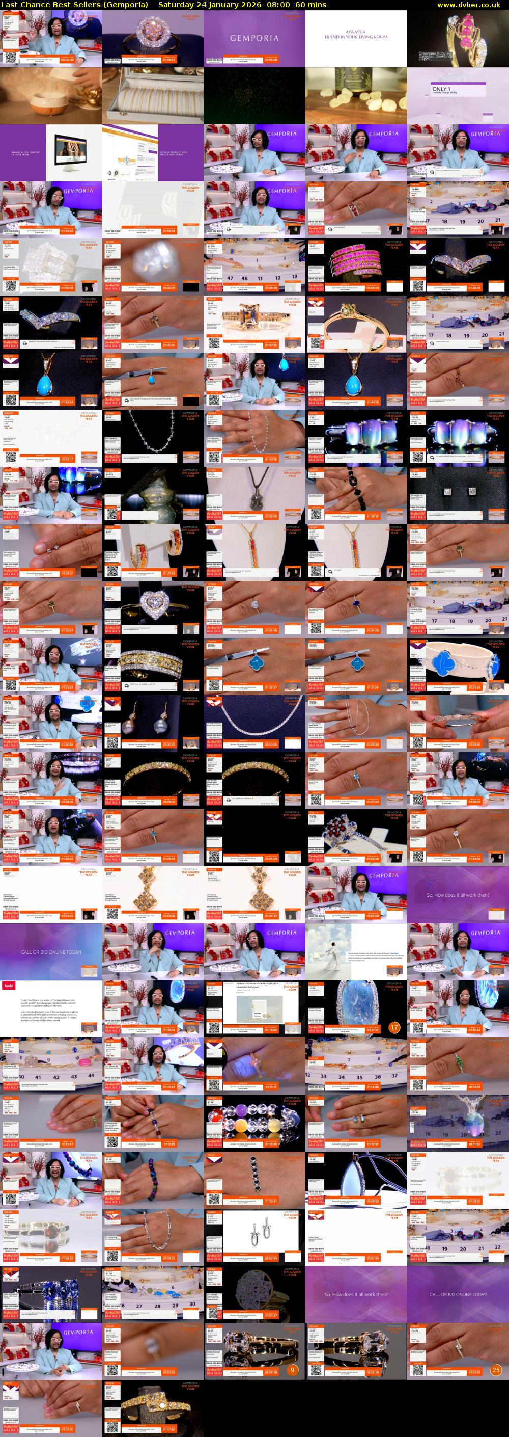 Last Chance Best Sellers (Gemporia) Saturday 24 January 2026 08:00 - 09:00