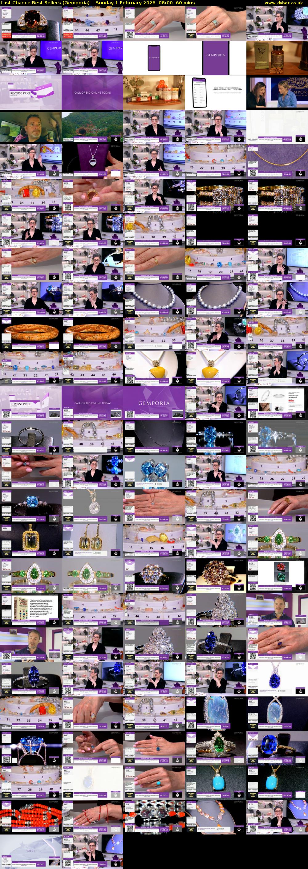 Last Chance Best Sellers (Gemporia) Sunday 1 February 2026 08:00 - 09:00