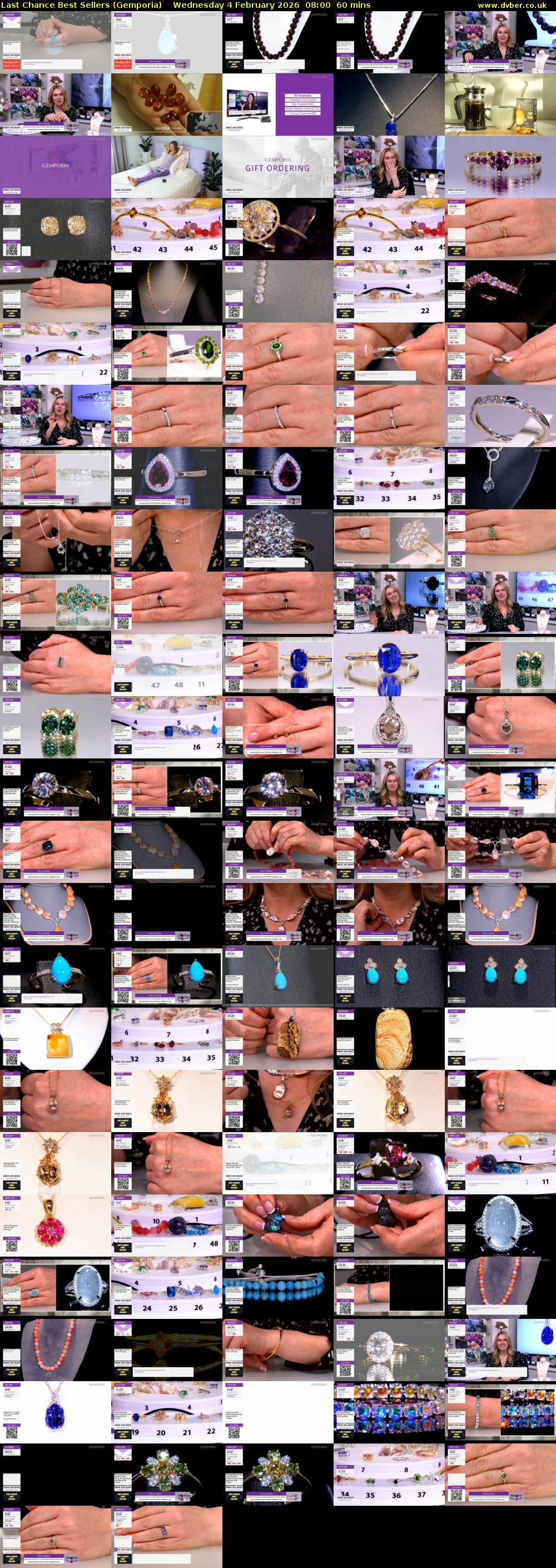 Last Chance Best Sellers (Gemporia) Wednesday 4 February 2026 08:00 - 09:00