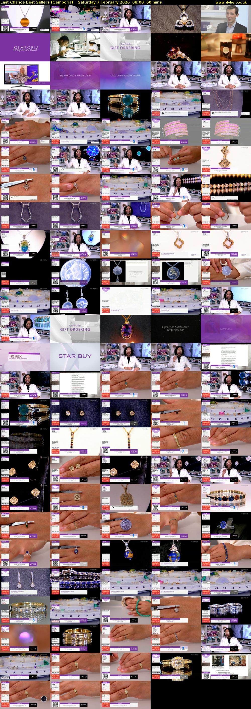 Last Chance Best Sellers (Gemporia) Saturday 7 February 2026 08:00 - 09:00