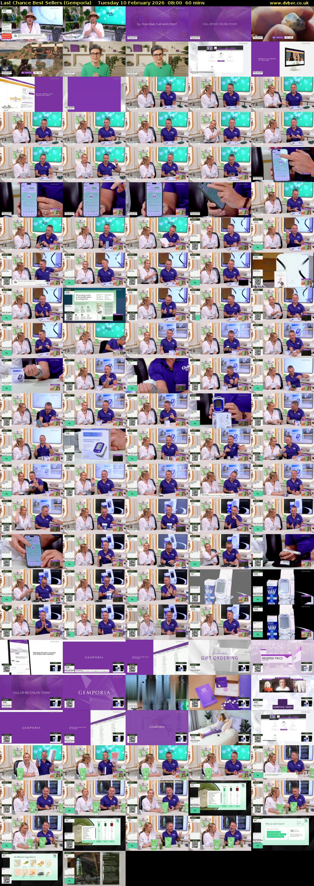 Last Chance Best Sellers (Gemporia) Tuesday 10 February 2026 08:00 - 09:00