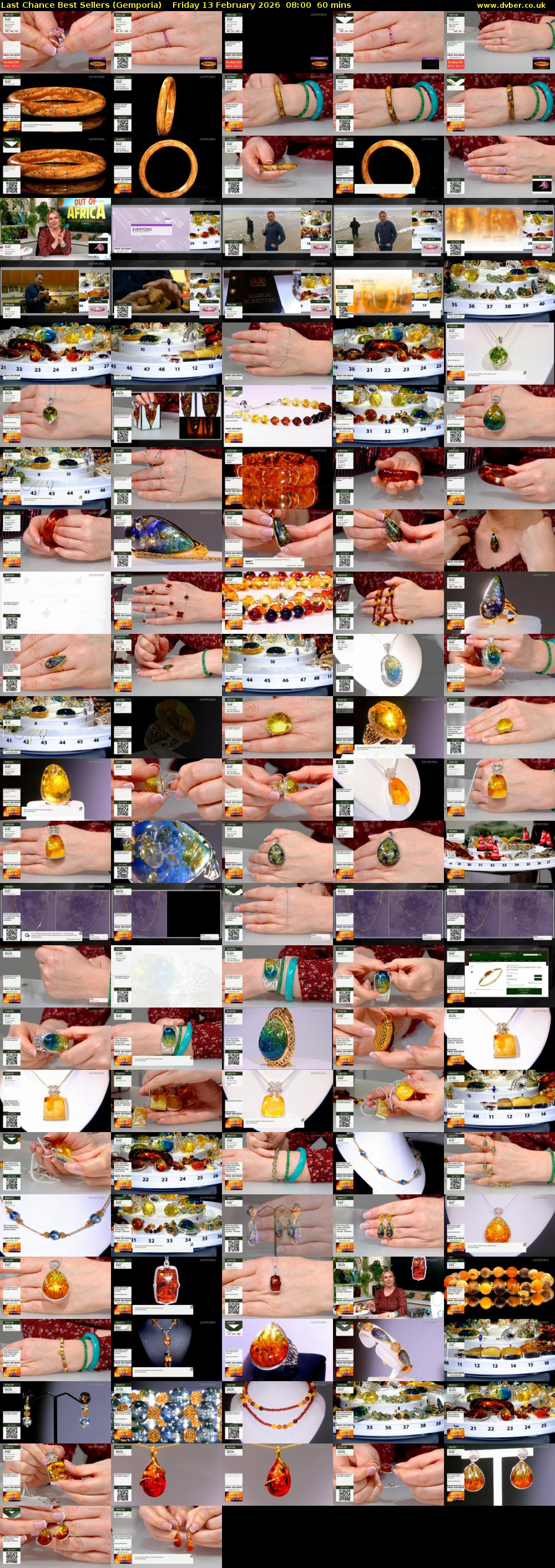 Last Chance Best Sellers (Gemporia) Friday 13 February 2026 08:00 - 09:00