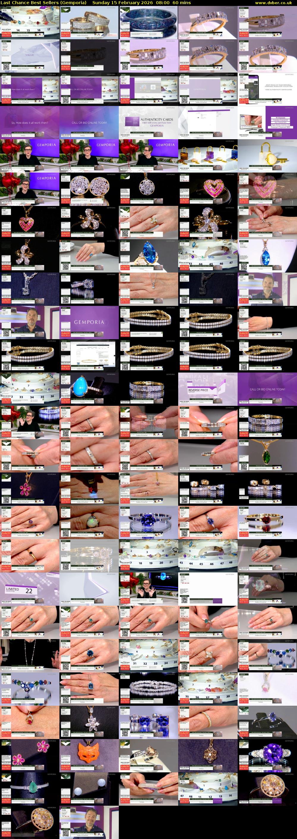 Last Chance Best Sellers (Gemporia) Sunday 15 February 2026 08:00 - 09:00