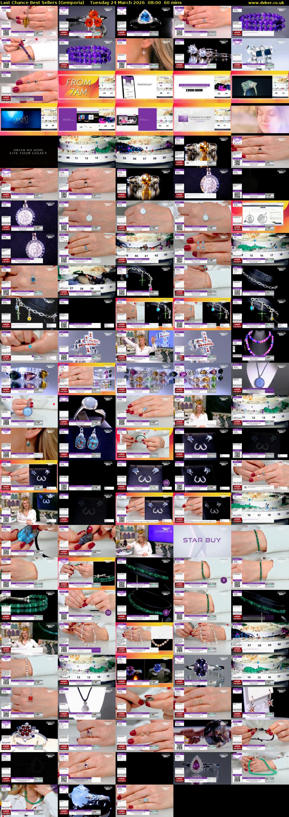 Last Chance Best Sellers (Gemporia) Tuesday 24 March 2026 08:00 - 09:00