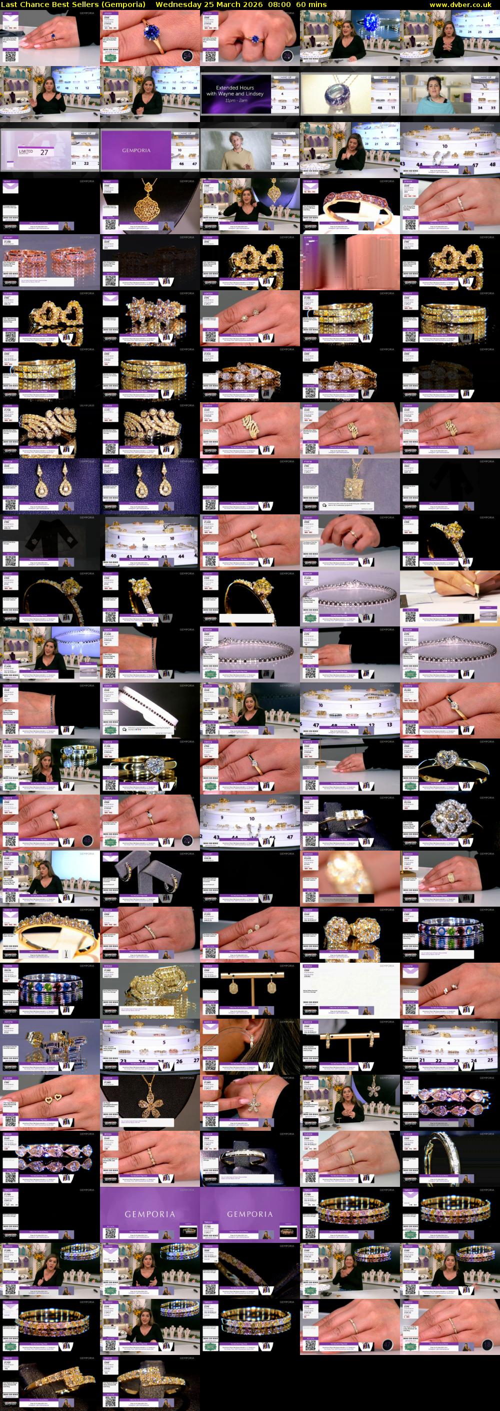 Last Chance Best Sellers (Gemporia) Wednesday 25 March 2026 08:00 - 09:00