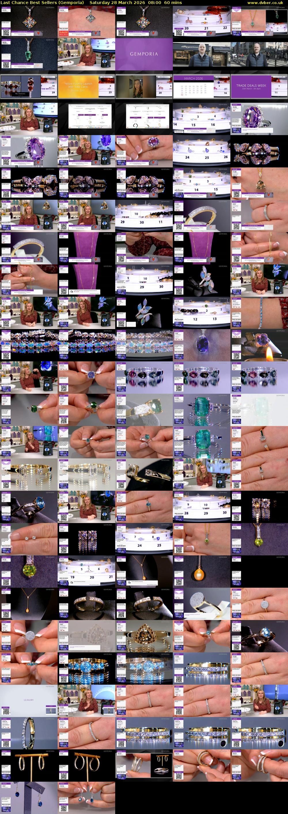 Last Chance Best Sellers (Gemporia) Saturday 28 March 2026 08:00 - 09:00