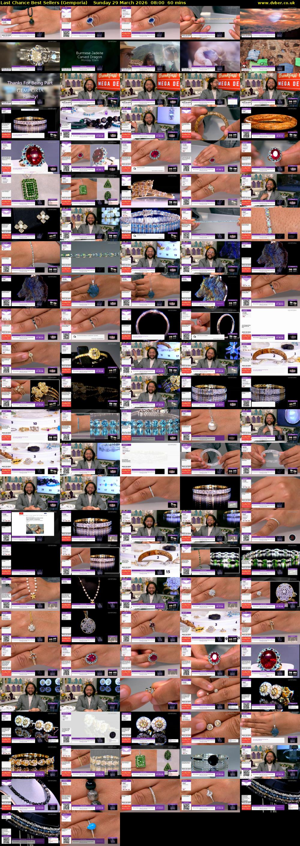 Last Chance Best Sellers (Gemporia) Sunday 29 March 2026 08:00 - 09:00