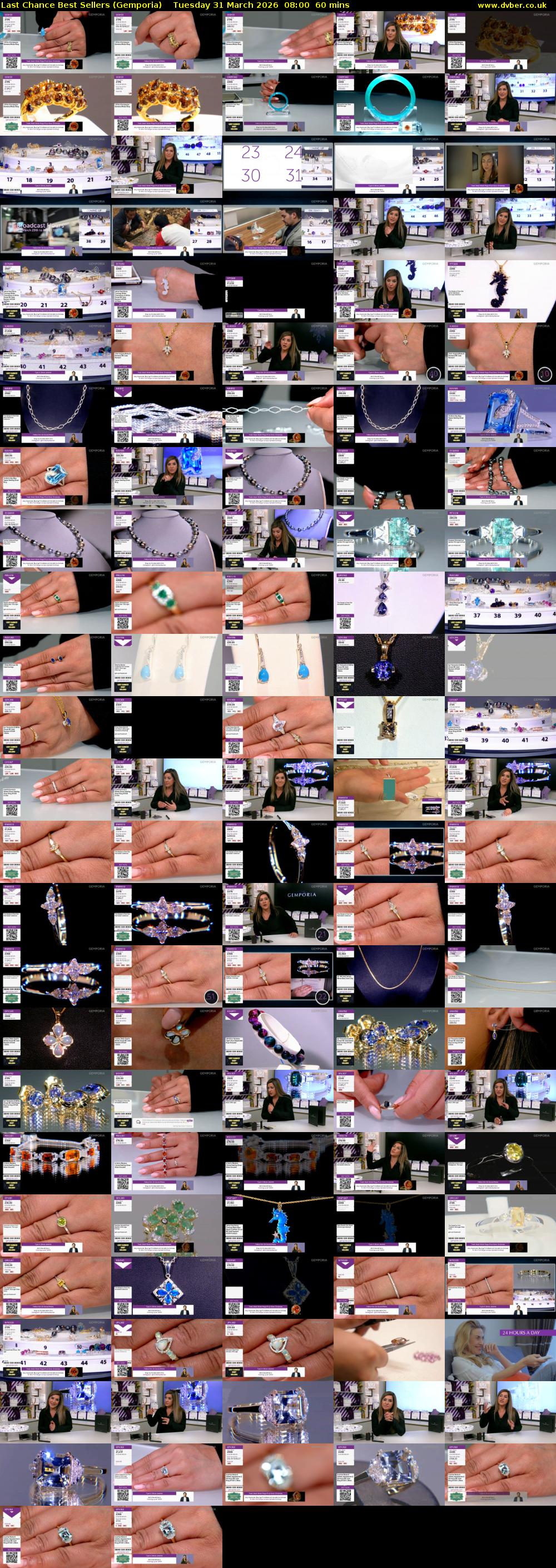 Last Chance Best Sellers (Gemporia) Tuesday 31 March 2026 08:00 - 09:00