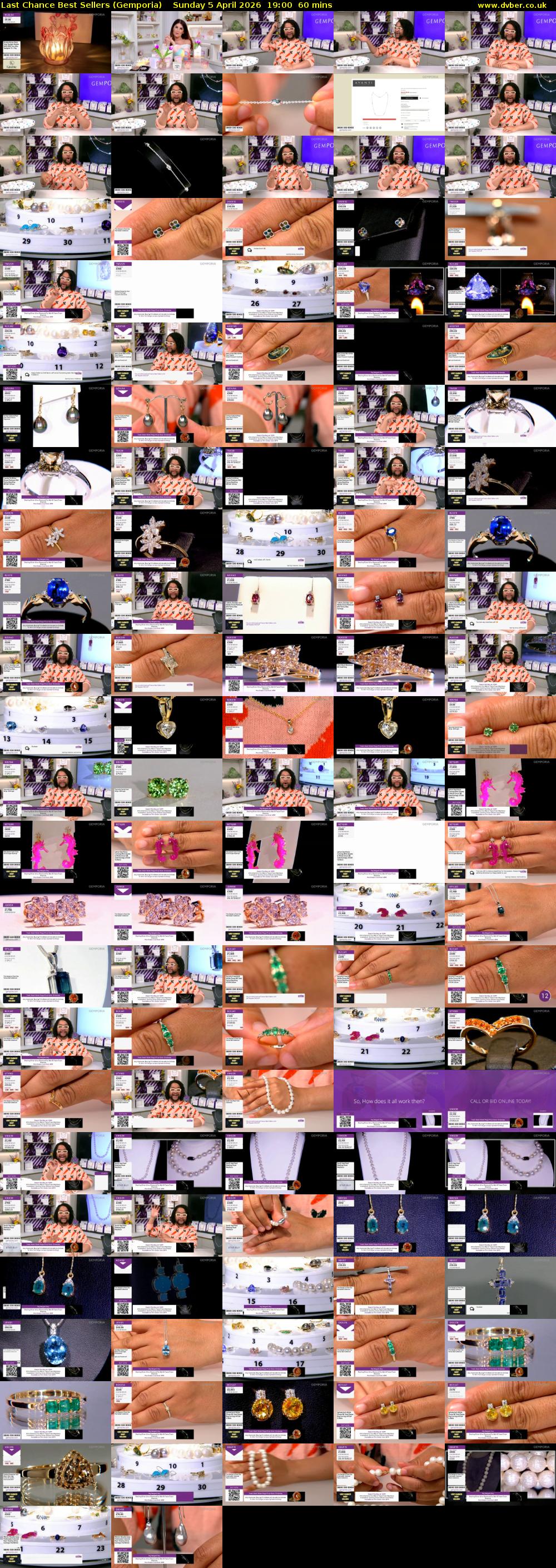 Last Chance Best Sellers (Gemporia) Sunday 5 April 2026 19:00 - 20:00