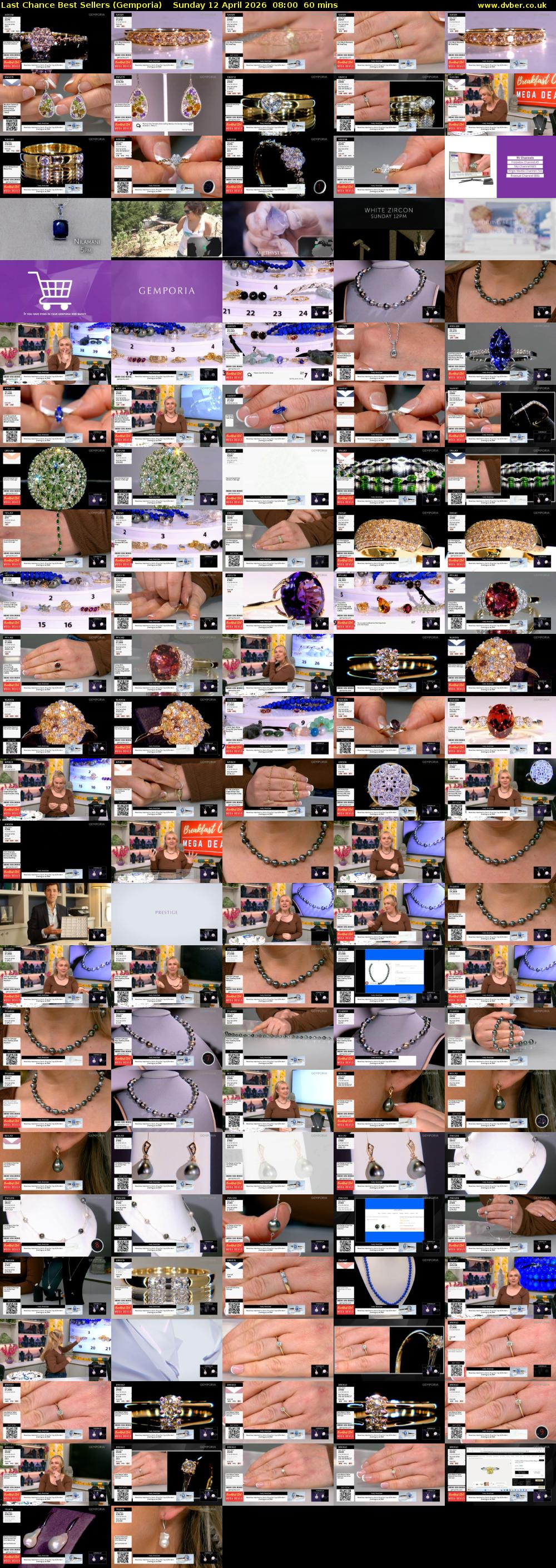 Last Chance Best Sellers (Gemporia) Sunday 12 April 2026 08:00 - 09:00