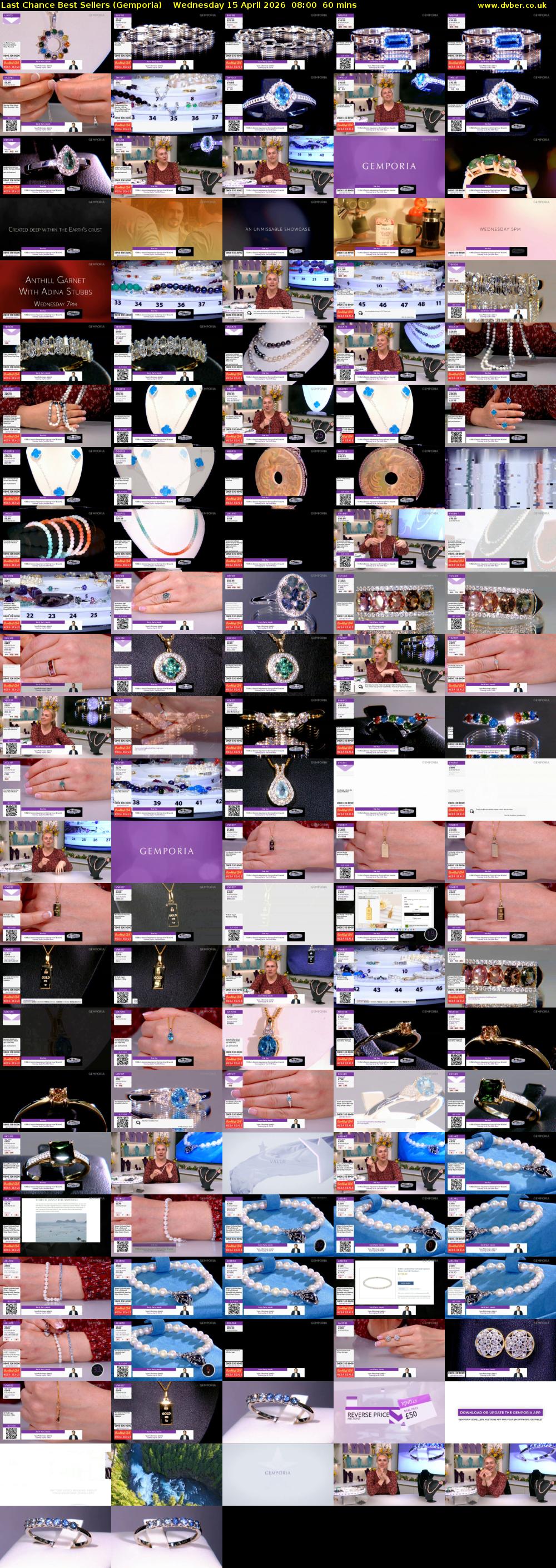 Last Chance Best Sellers (Gemporia) Wednesday 15 April 2026 08:00 - 09:00