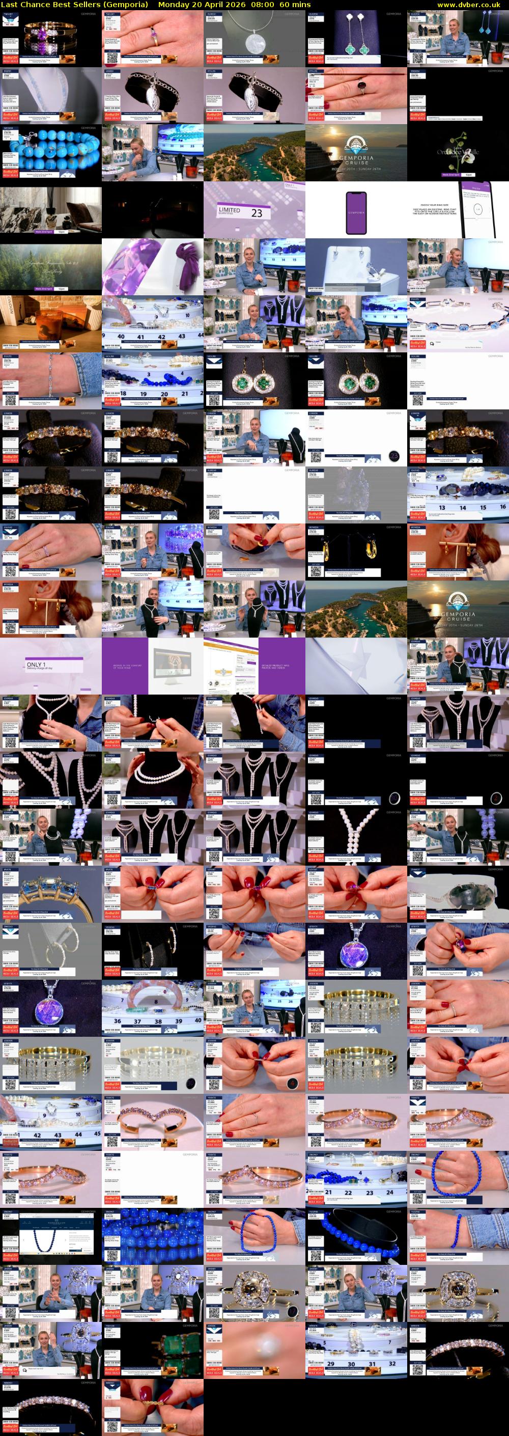 Last Chance Best Sellers (Gemporia) Monday 20 April 2026 08:00 - 09:00