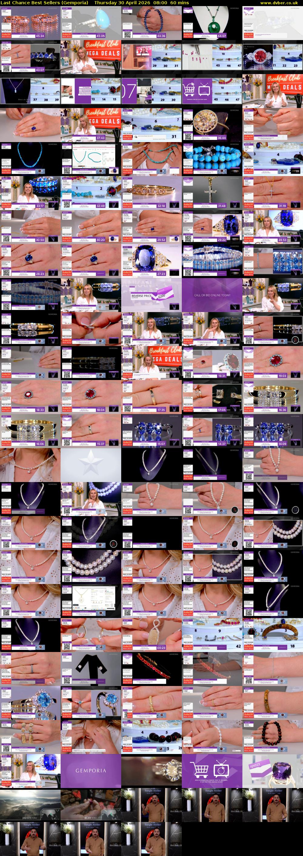 Last Chance Best Sellers (Gemporia) Thursday 30 April 2026 08:00 - 09:00