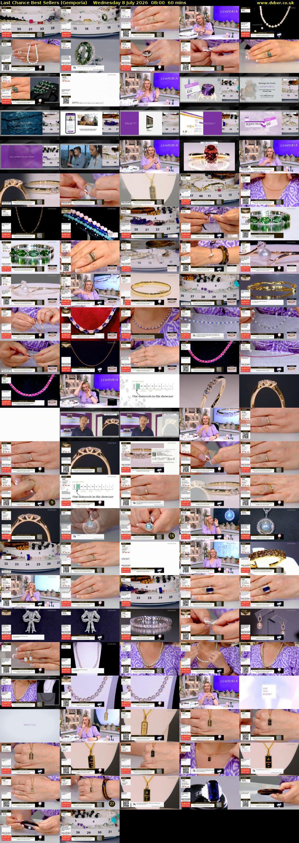 Last Chance Best Sellers (Gemporia) Wednesday 8 July 2026 08:00 - 09:00