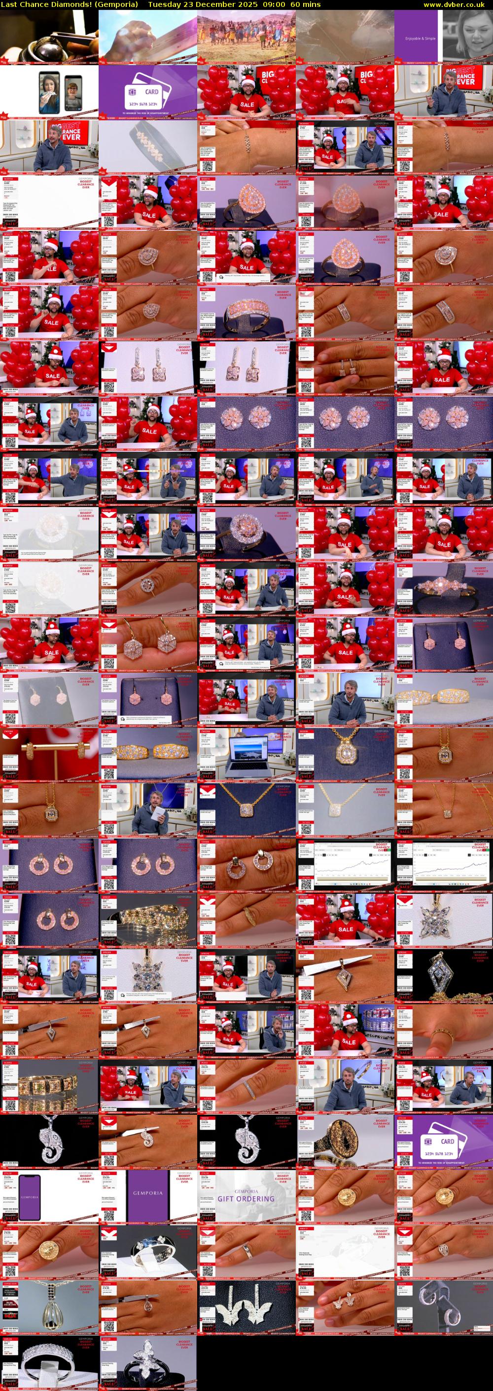 Last Chance Diamonds! (Gemporia) Tuesday 23 December 2025 09:00 - 10:00