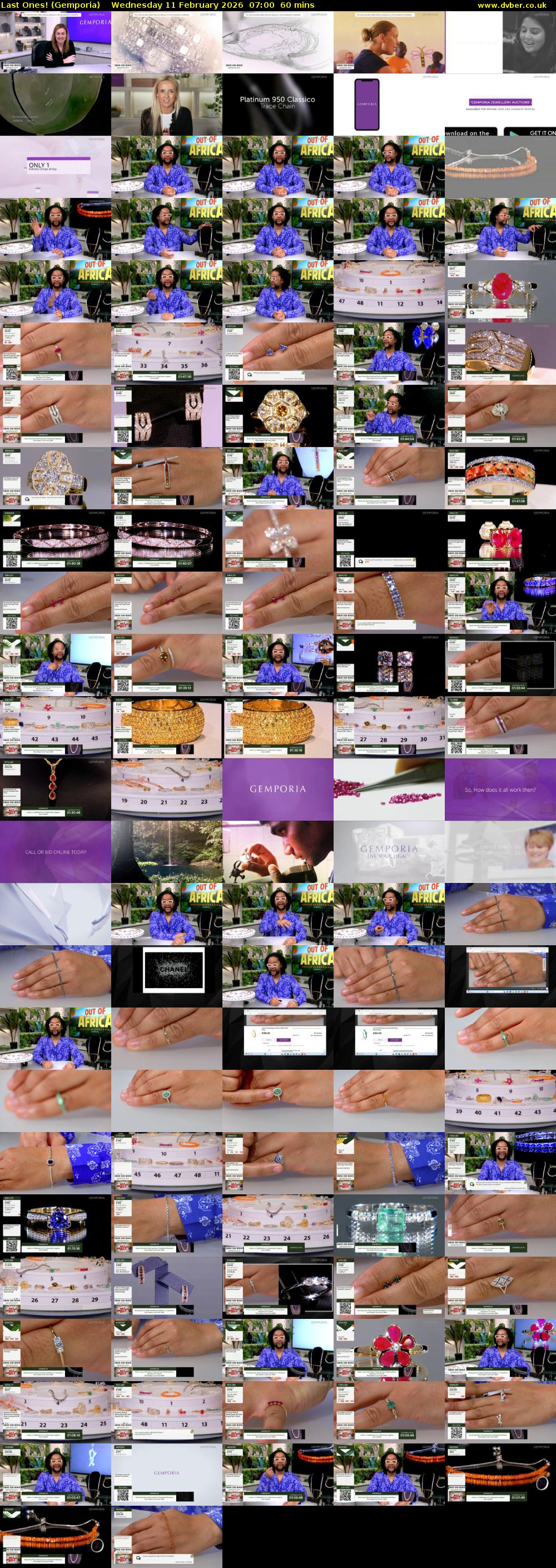 Last Ones! (Gemporia) Wednesday 11 February 2026 07:00 - 08:00