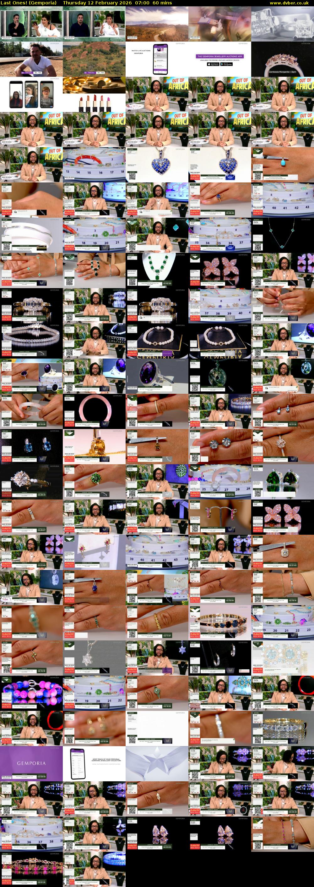 Last Ones! (Gemporia) Thursday 12 February 2026 07:00 - 08:00