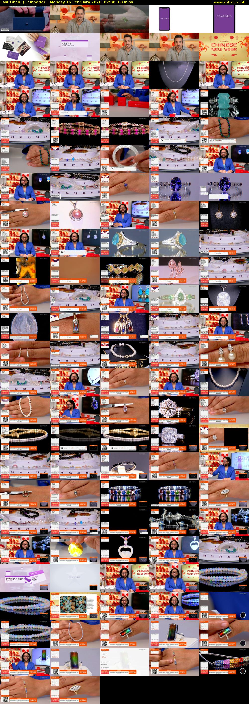 Last Ones! (Gemporia) Monday 16 February 2026 07:00 - 08:00