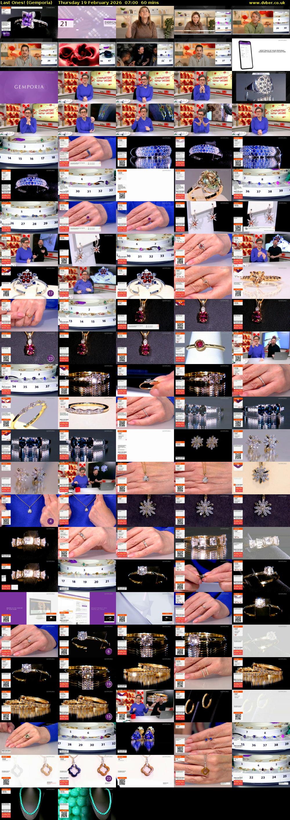 Last Ones! (Gemporia) Thursday 19 February 2026 07:00 - 08:00