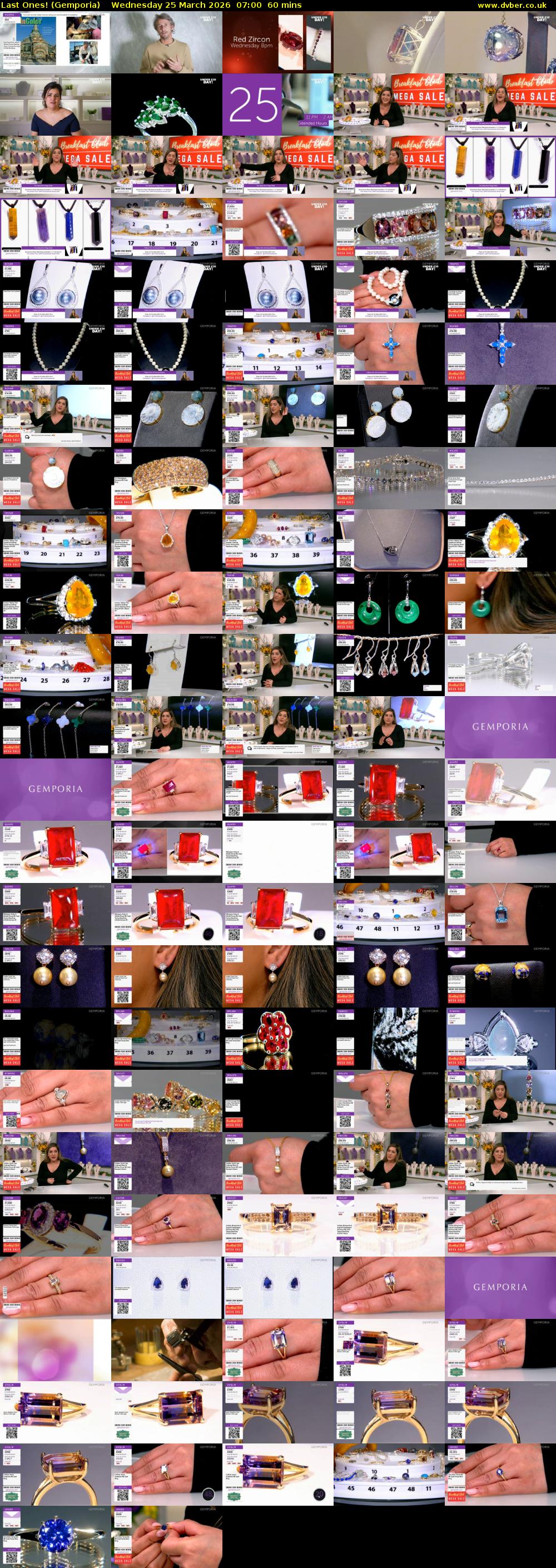 Last Ones! (Gemporia) Wednesday 25 March 2026 07:00 - 08:00