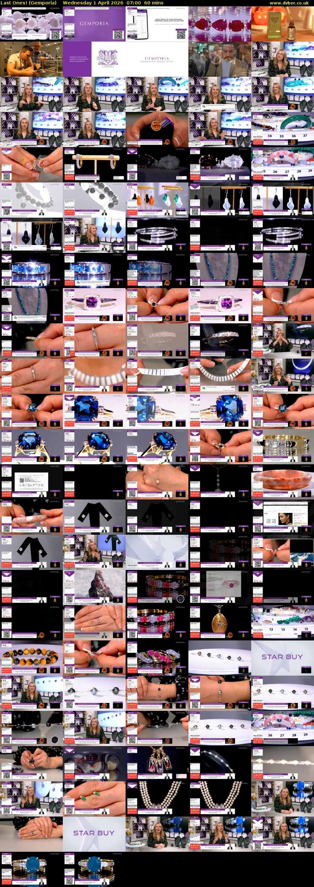 Last Ones! (Gemporia) Wednesday 1 April 2026 07:00 - 08:00