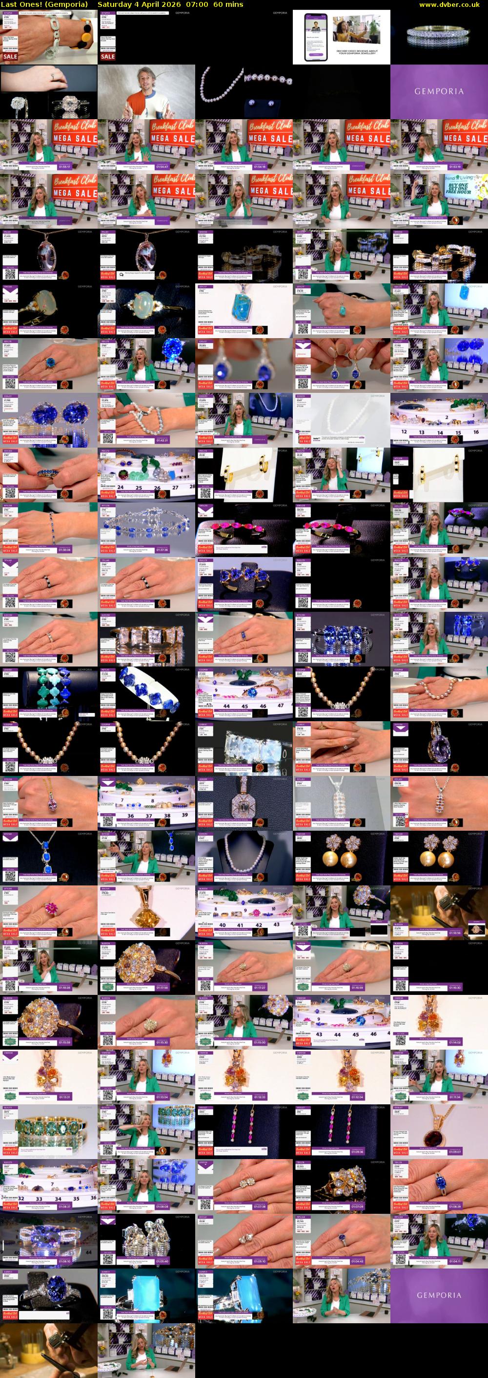 Last Ones! (Gemporia) Saturday 4 April 2026 07:00 - 08:00