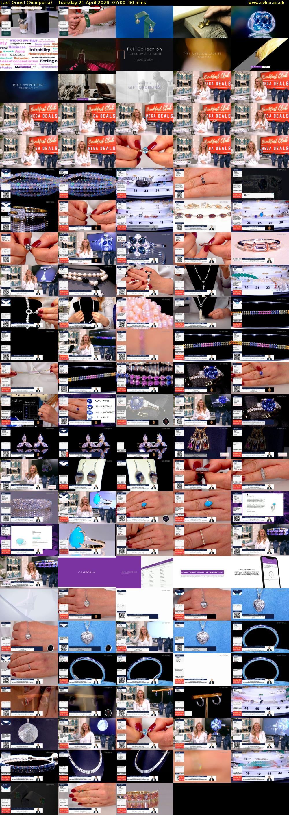 Last Ones! (Gemporia) Tuesday 21 April 2026 07:00 - 08:00