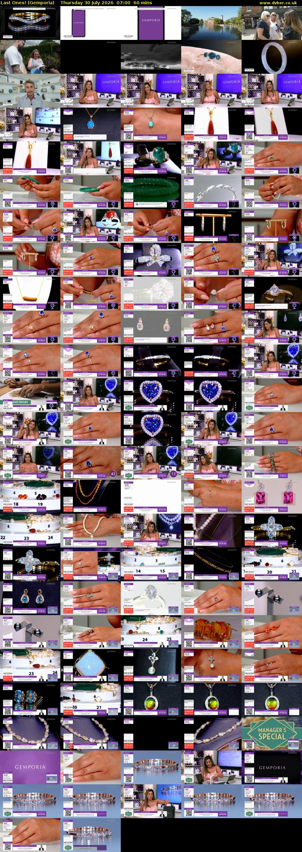Last Ones! (Gemporia) Thursday 30 July 2026 07:00 - 08:00