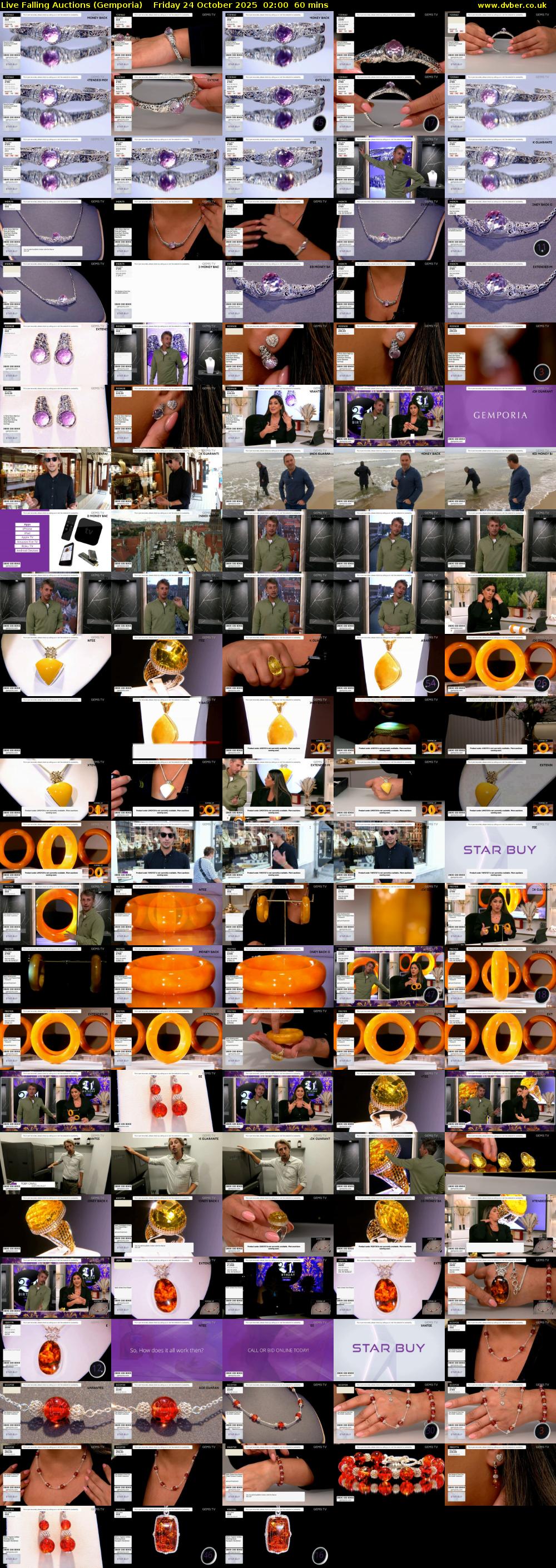 Live Falling Auctions (Gemporia) Friday 24 October 2025 02:00 - 03:00