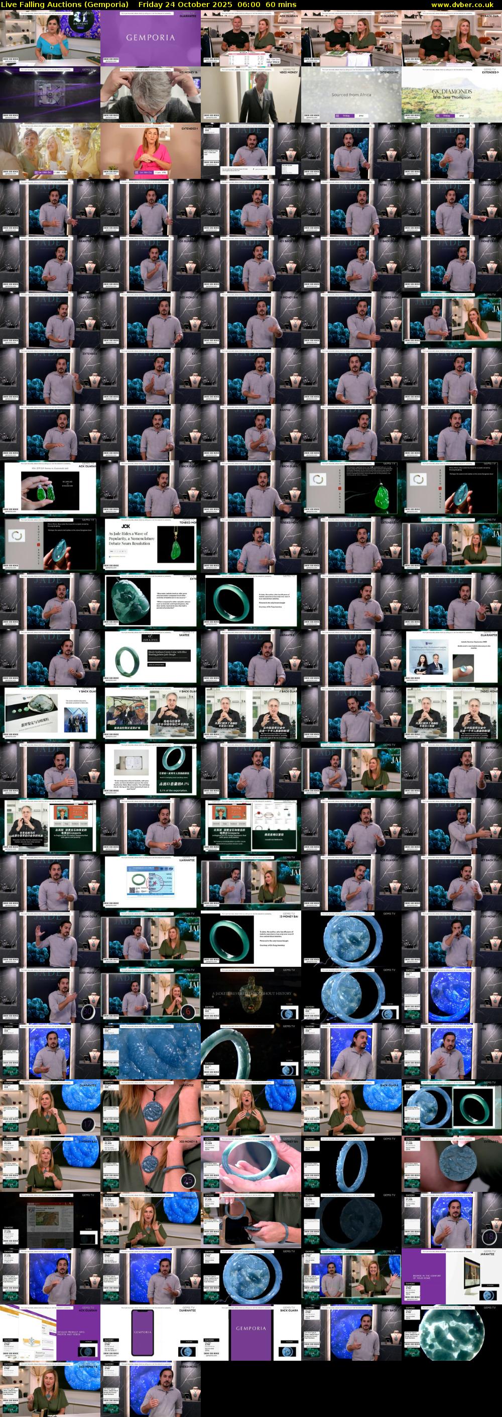 Live Falling Auctions (Gemporia) Friday 24 October 2025 06:00 - 07:00