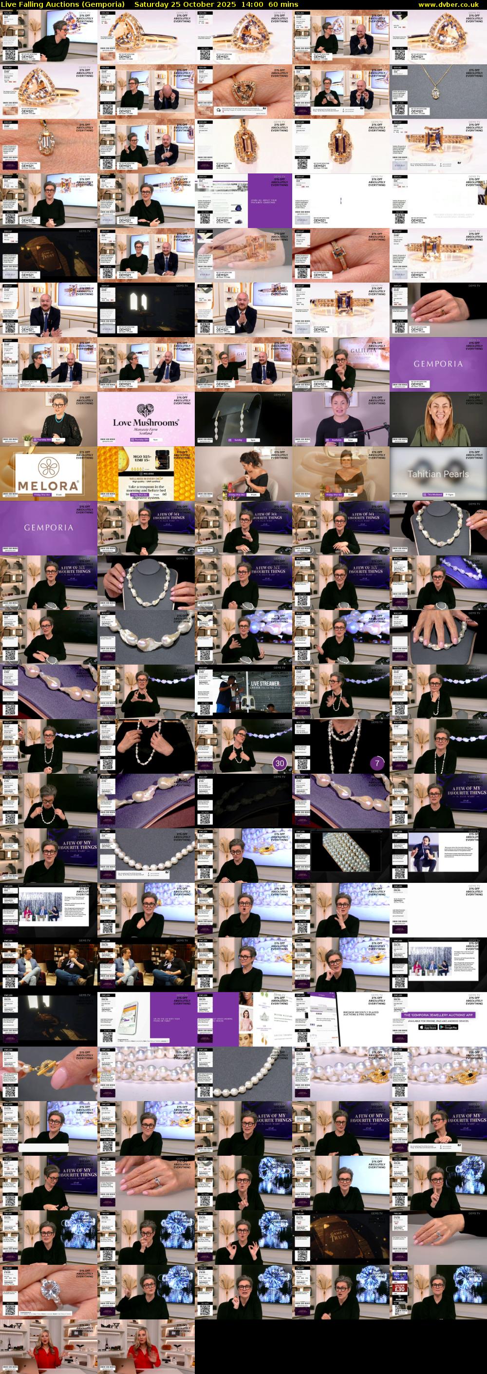 Live Falling Auctions (Gemporia) Saturday 25 October 2025 14:00 - 15:00