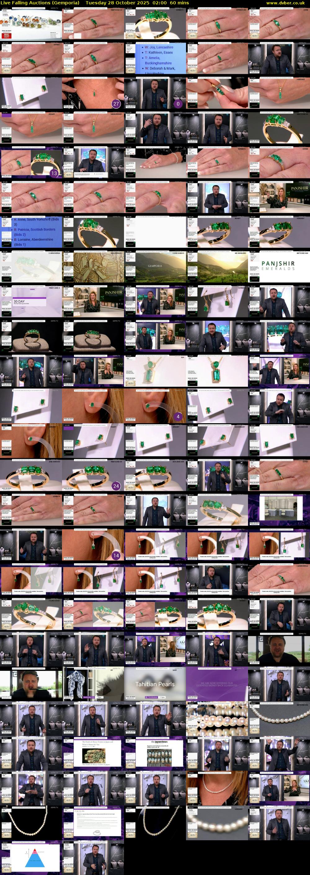 Live Falling Auctions (Gemporia) Tuesday 28 October 2025 02:00 - 03:00