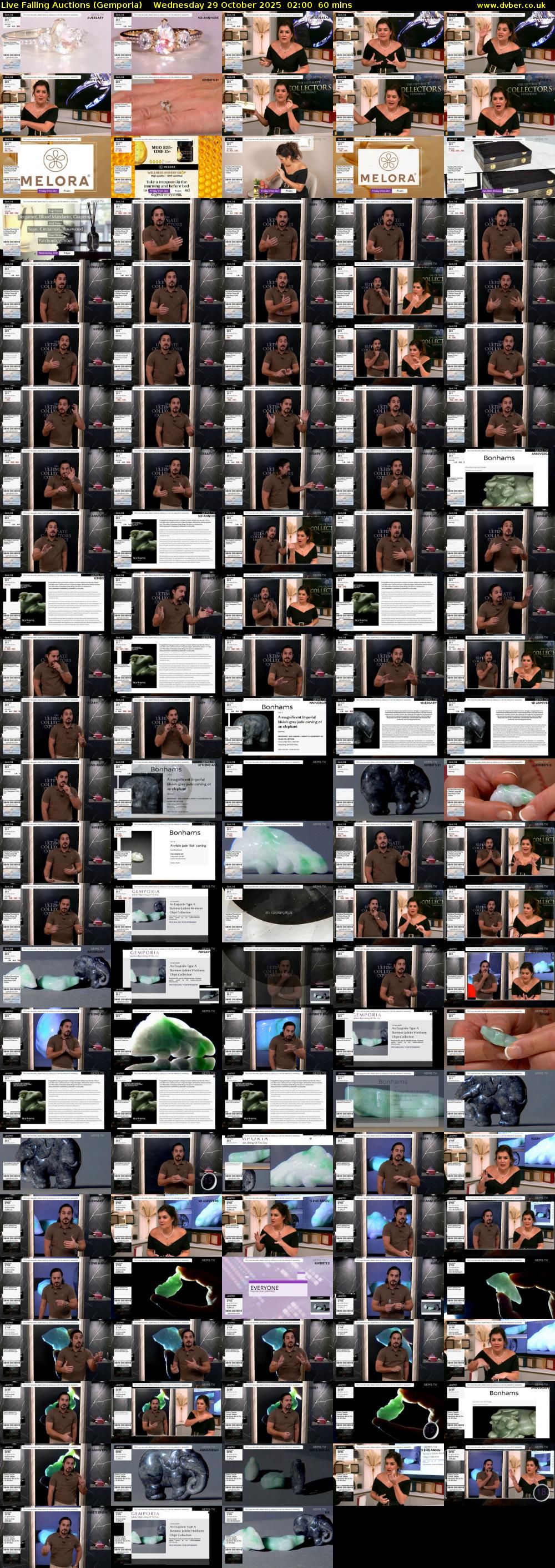 Live Falling Auctions (Gemporia) Wednesday 29 October 2025 02:00 - 03:00