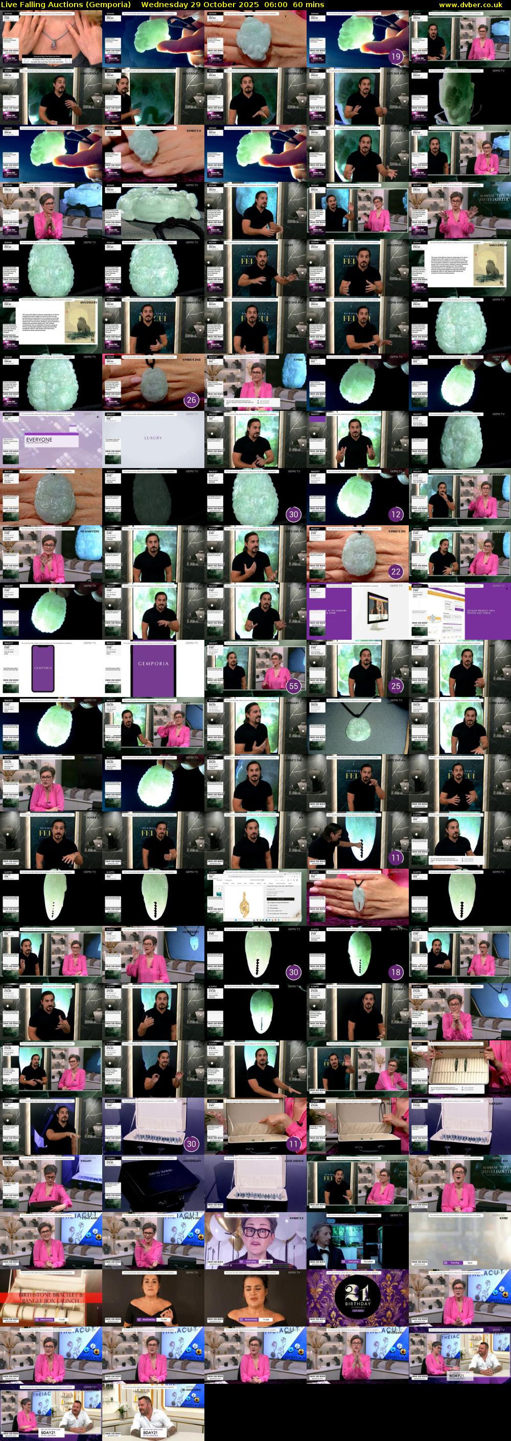 Live Falling Auctions (Gemporia) Wednesday 29 October 2025 06:00 - 07:00